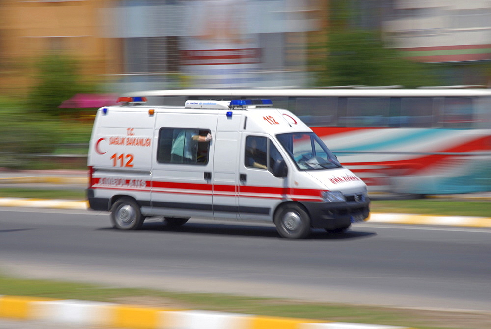 Ambulance, Nevsehir, Cappadocia, Turkey