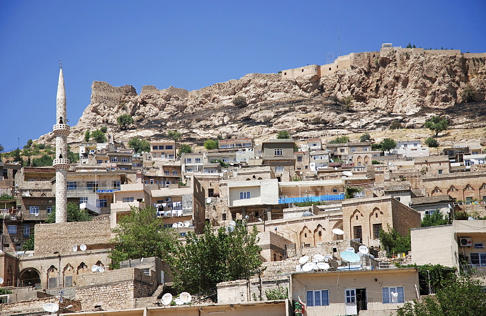 Houses, north Syrian architectural style, Mardin, South-East Anatolia, Turkey