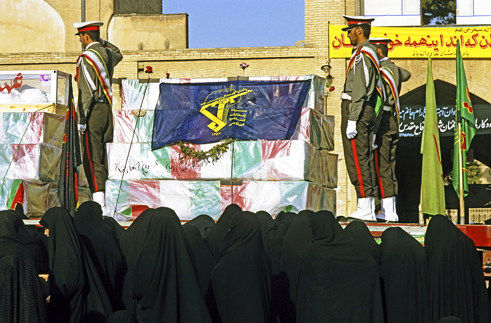 Ashura rituals, penitent processions, Isfahan, Iran