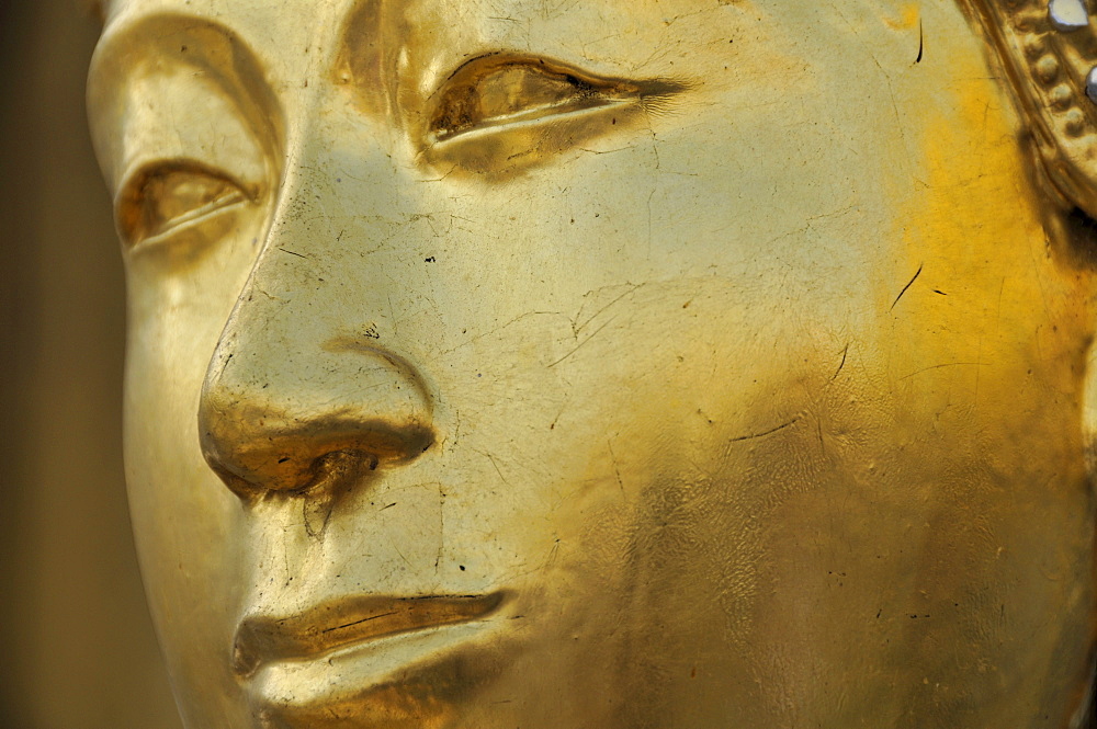 Kinnara (also called Kinari, Kinaree, Kinnaree, Ginnarie or Ginnaree), mythological bird creature, Wat Phra Kaeo Grand Palace (Temple of the Emerald Buddha), Bangkok, Thailand, Southeast Asia, Asia