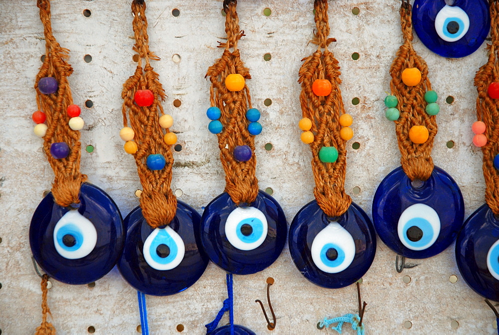 Hamsa, Eye of Fatima, Hand of Fatima amulets to guard against the evil eye, Anatolia, Turkey