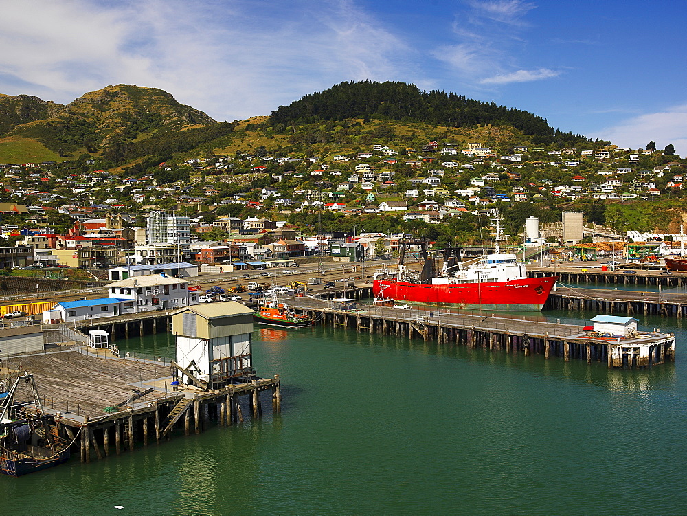 Capt. Khlebnikov, icebreaker at Lyttelton Harbour near Christchurch, South Island, New Zealand, Oceania