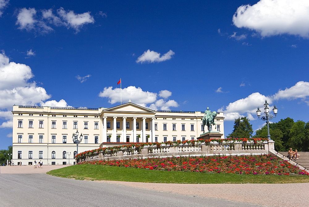 The Royal Palace in Oslo, Norway, Scandinavia, Europe