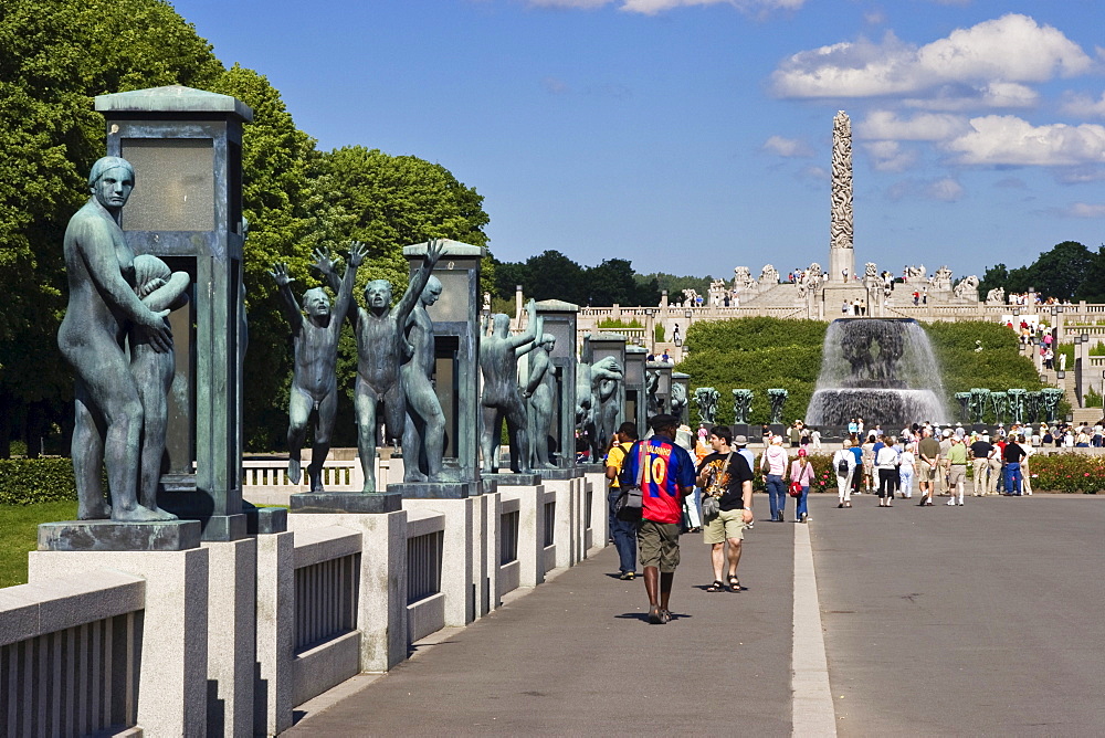 Vigeland Park, Frogner Park, Oslo, Norway, Scandinavia, Europe