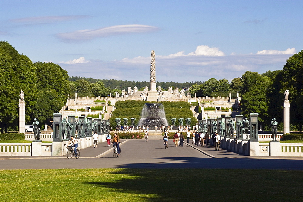 Vigeland Sculpture Park, Frogner Park, Oslo, Norway, Scandinavia, Europe