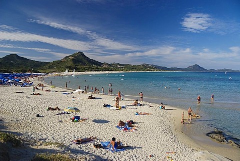 Sandy beach, Costa Rei, Sardinia