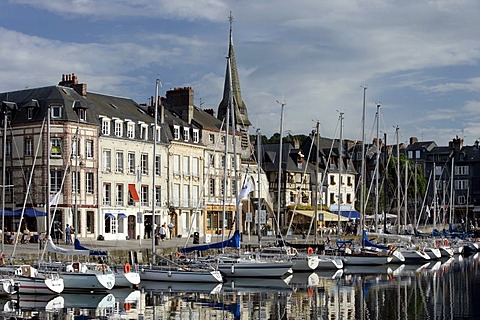 Vieux Bassin , Honfleurs , Calvados , Normandy , France , Europe