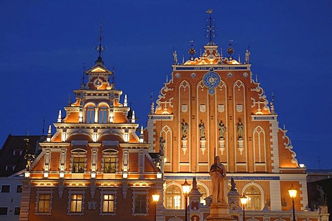 House of the Brotherhood of Blackheads, Riga, Latvia, Europe