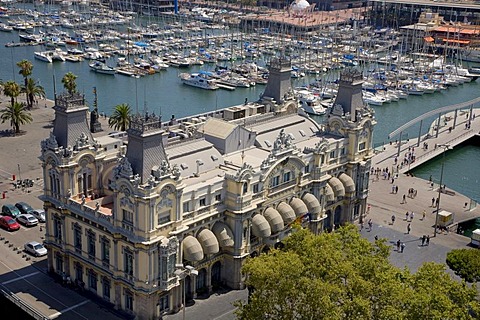 Tollhouse, Port Vell, Reail Club Nautic, Barcelona, Catalonia, Spain