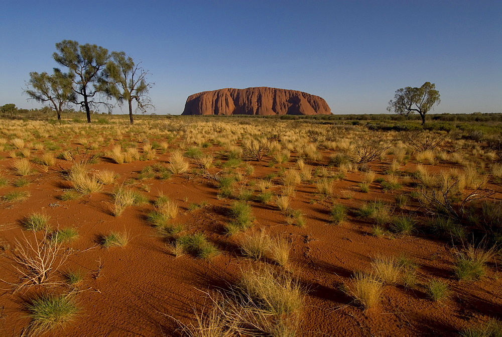 Ayers Rock, called Uluru, magic rock of the Aboriginals, Yulara, Ayers Rock, Northern Territories, Australien, Australia