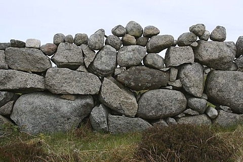 Stone wall, Donegal county, Ireland