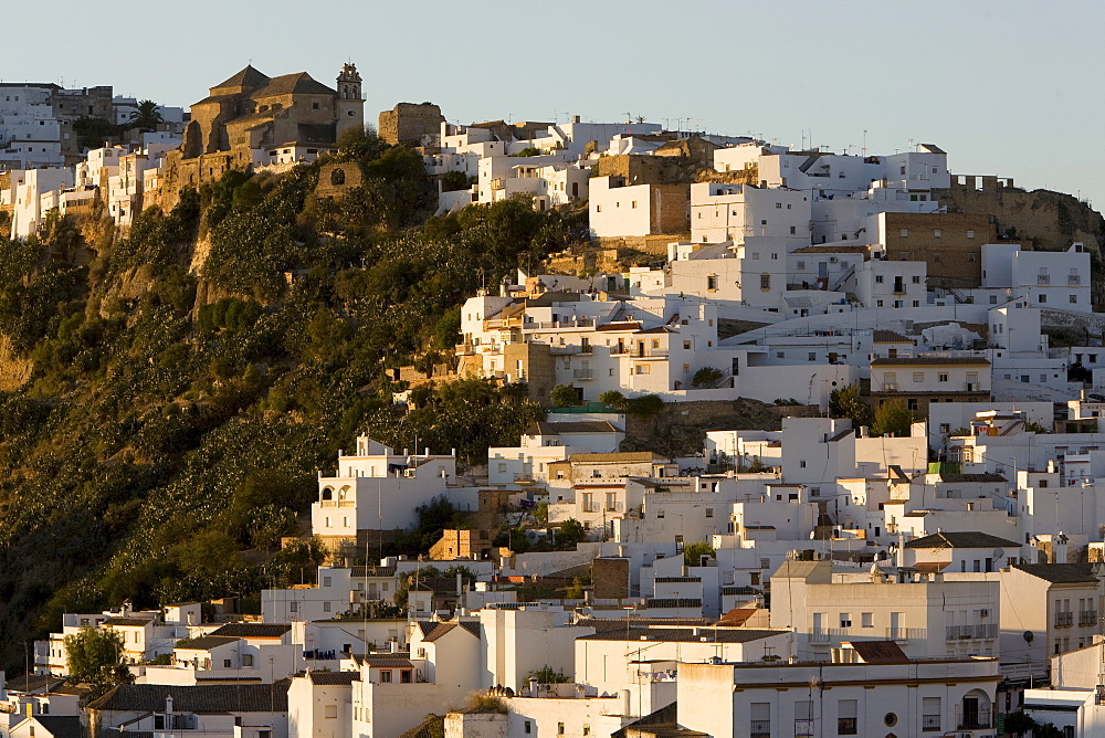 Arcos de la Frontera, village situated on top of a plateau in Andalusia, Spain, Europe