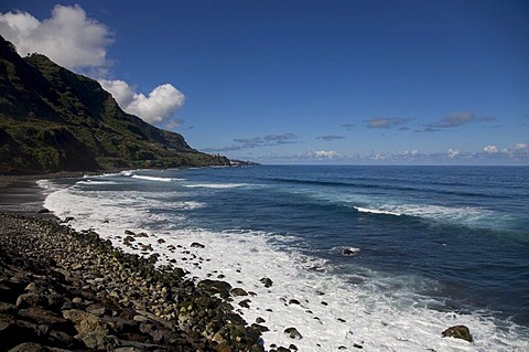 Playa del Socorro beach on the north side of Tenerife, Canary Islands, Spain