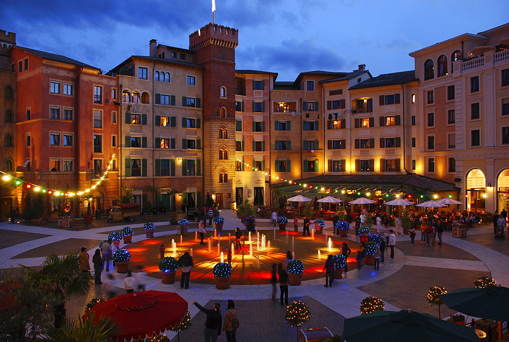Colosseo Hotel in the Europapark Amusement Park, Freiburg, Baden-Wuerttemberg, Germany, Europe