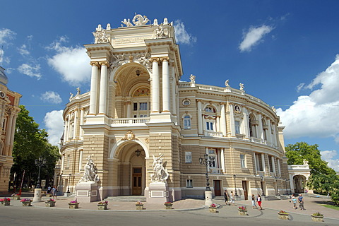 Opera and ballet theater, Odessa, Ukraine, Eastern Europe