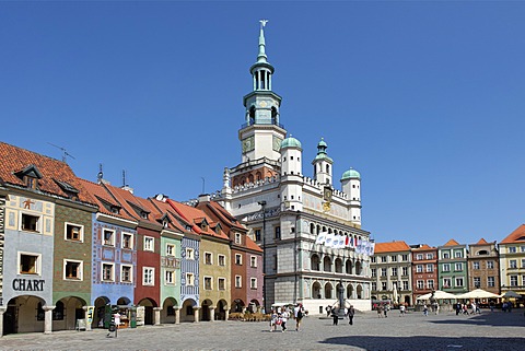 Hall, Old Town Square, Stary Rynek, PoznâˆšÂ°n, Poland, Europe