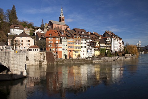 Laufenburg, Waldshut district, High Rhine, Black Forest, Baden-Wuerttemberg, Germany, Europe, PublicGround