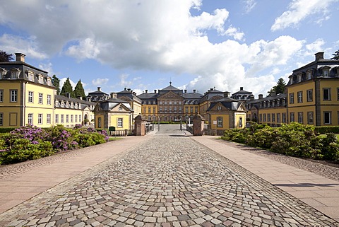Arolsen Castle, Bad Arolsen, Waldecker Land region, Hesse, Germany, Europe, PublicGround