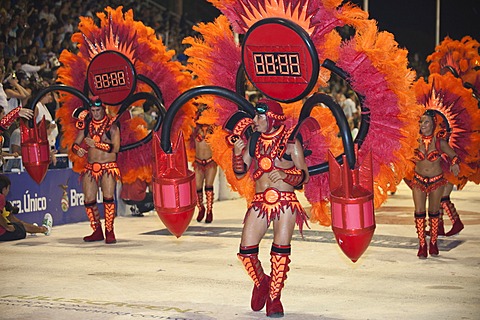 Dancers at the Gualeguaychu Carnival, Entre Rios Province, Argentina, Latin America