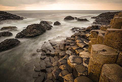 Giant's Causeway, basalt columns, Causeway Coast, County Antrim, Northern Ireland, United Kingdom, Europe