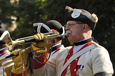 Hohenzollern Cuirassiers of Sigmaringen, Schuetzen- und Trachtenzug, Costume and Riflemen's Parade, for the opening of Oktoberfest 2010, Oktoberfest, Munich, Upper Bavaria, Bavaria, Germany, Europe