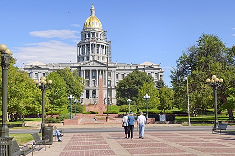 State Capitol at Civic Center Park, Denver, Colorado, USA