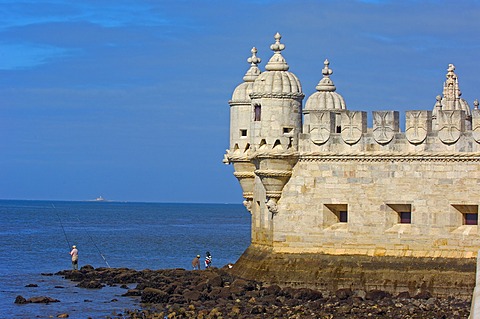 BelâˆšÂ©m Tower, Torre de BelâˆšÂ©m, built by Francisco de Arruda, Lisbon, Portugal, Europe