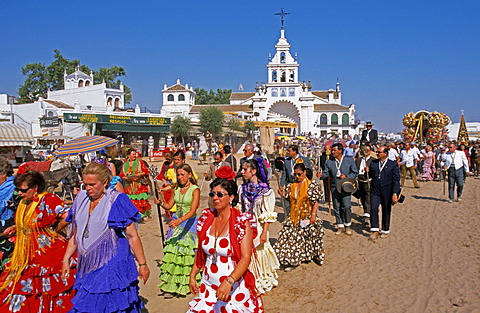 El RocÃ­o El Rocio RomerÃ­a pilgrimage Fiesta - Costa de la Luz Andalusia Province Huelva Spain