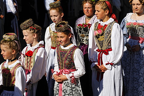 Feast of Corpus Christi procession in Bad Toelz, Upper Bavaria Germany