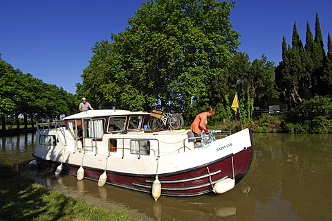 Boat, Canal du Midi, Midi, France, Europe