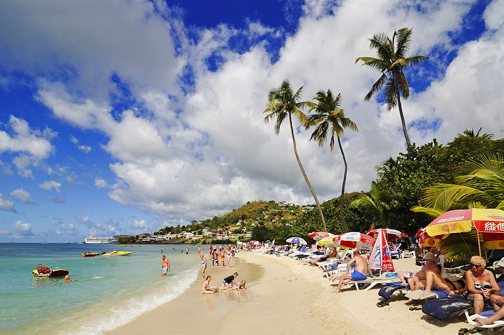 Grand Anse Beach, Saint George, Grenada, Lesser Antilles, Caribbean