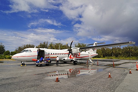 Air Tahiti, Bora Bora Airport, Leeward Islands, Society Islands, French Polynesia, Pacific Ocean