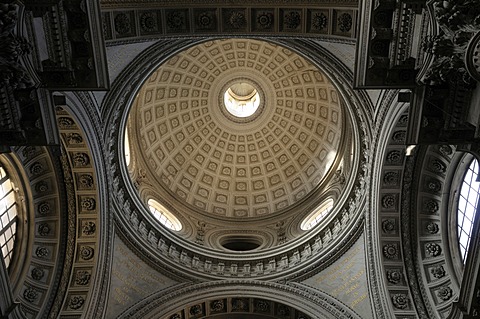 Interior view, dome, Church of Santa Maria in Campitelli, Rome, Italy, Europe