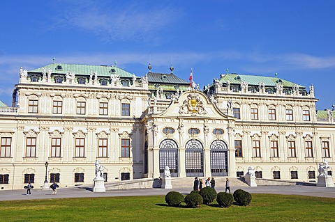 Schloss Belvedere Palace, Vienna, Austria, Europe