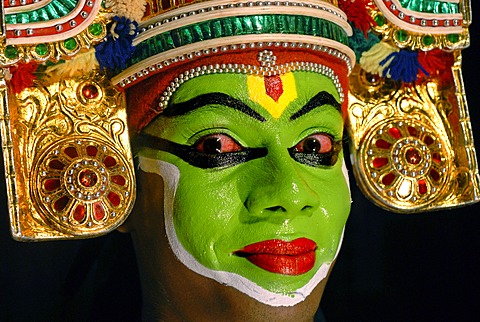 Thullal player, Kottayam, Kerala, South India, India, Asia