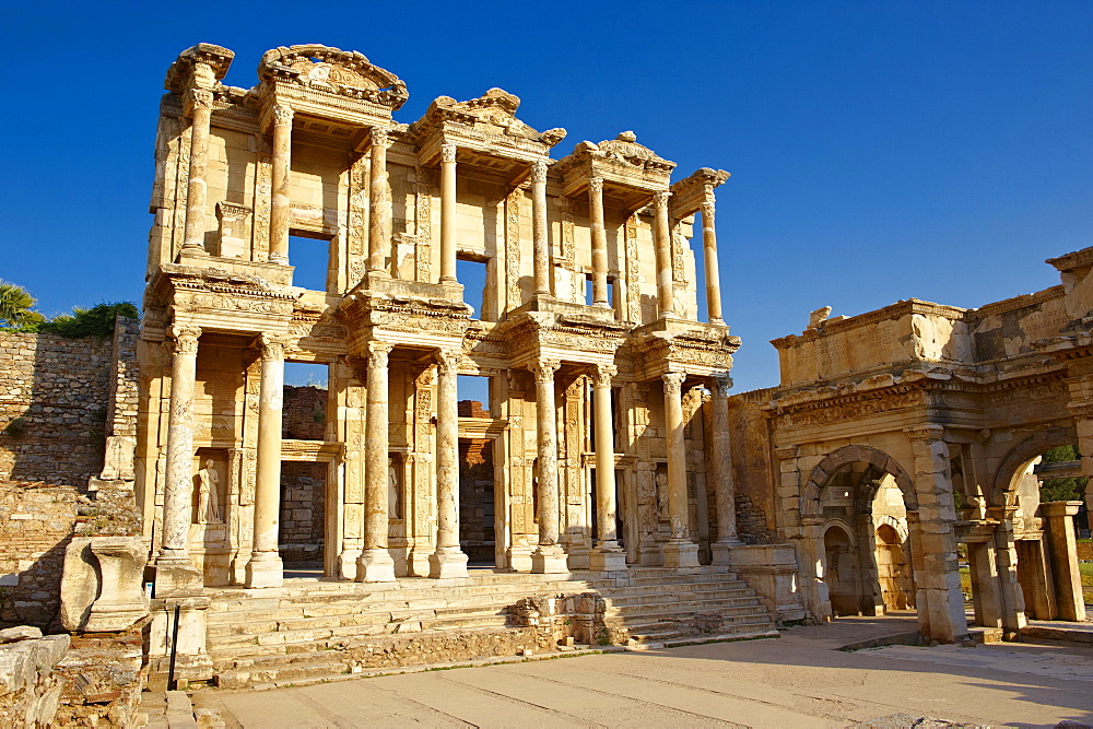 The Library of Celsus, Roman ruins of Ephesus, Turkey