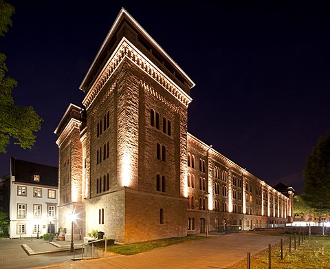 Former Proviant-Magazin, a former garrison warehouse for provisions, Mainz Carnival Museum, German Cabaret Archive, Mainz, Rhineland-Palatinate, Germany, Europe, PublicGround