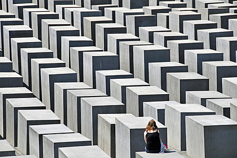 Memorial to the murdered Jews in Europe, Holocaust Memorial, Berlin, Germany, Europe