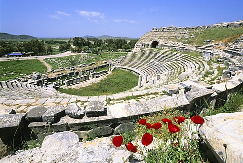 Roman theater, ancient city of Miletus, Turkey, Asia Minor