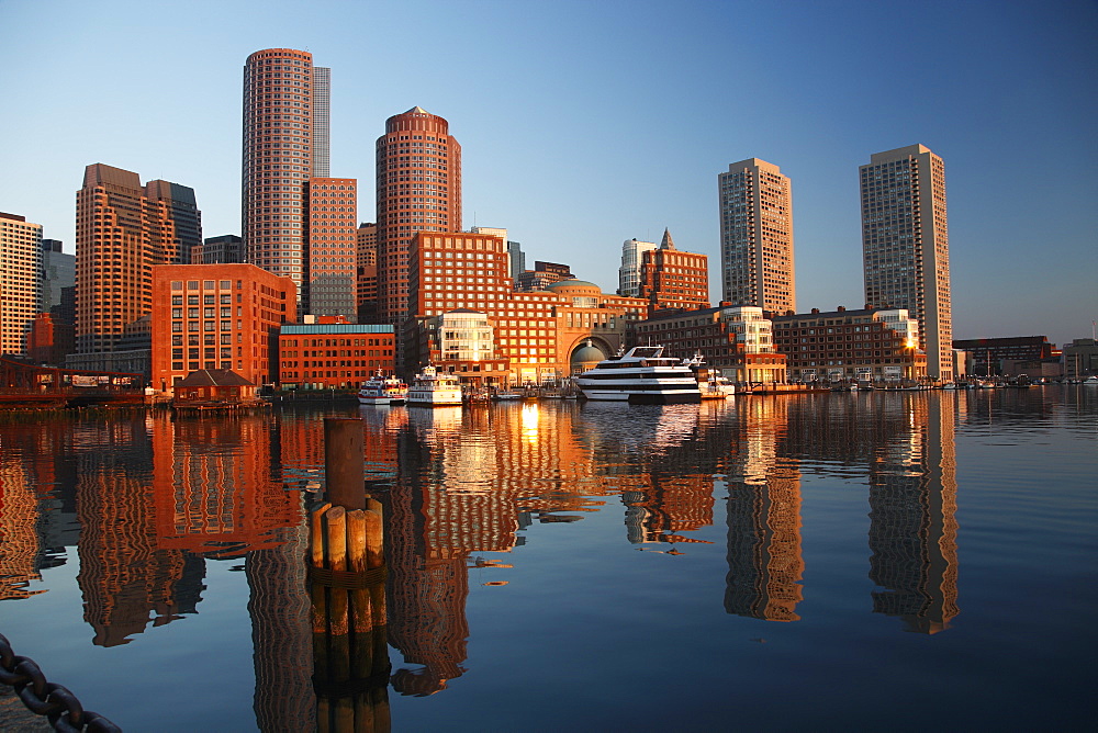 Waterfront, City of Boston, Massachusetts, New England, USA, Boston, Massachusetts, United States, North America