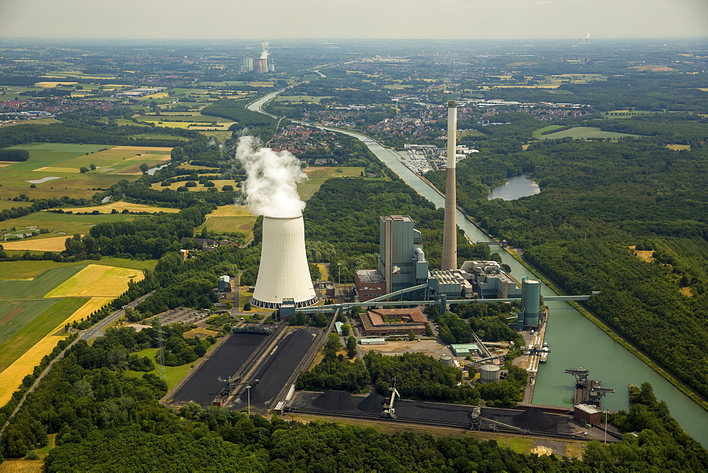 Bergkamen Heil power plant, Bergkamen, Ruhr district, North Rhine-Westphalia, Germany, Europe