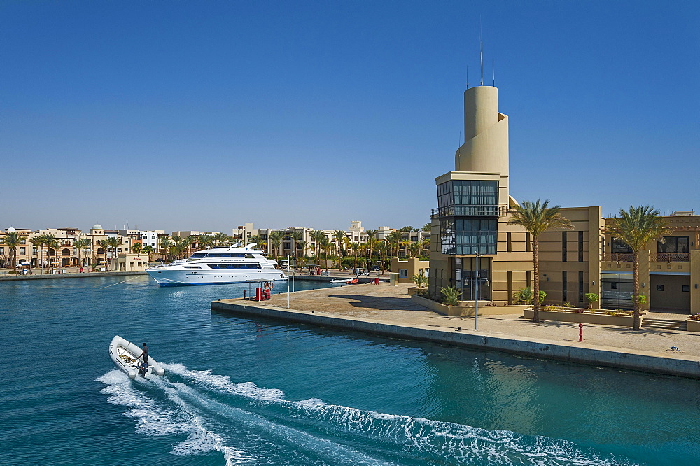 Harbour facility, Port Ghalib, Marsa Alam, Red Sea, Egypt,, Africa