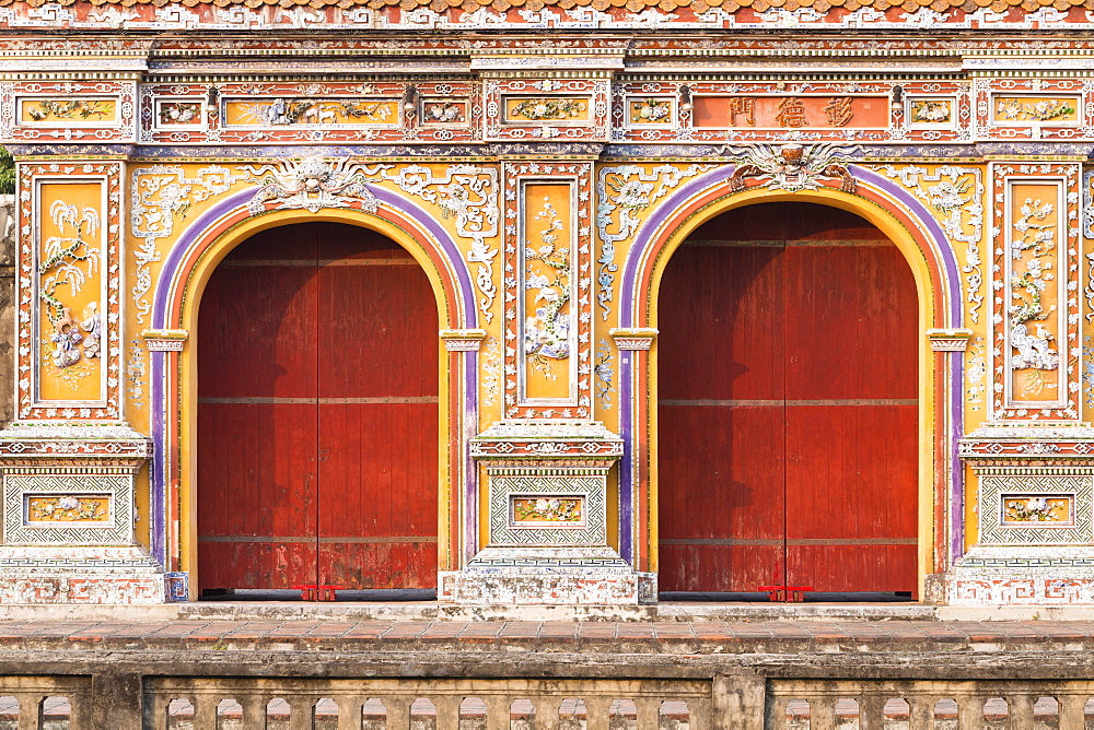 Chanh Tay gate, Hue citadel, Hue, Vietnam, Asia