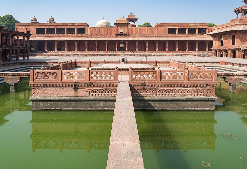 Anup Talao Pool, Fatehpur Sikri, India, Asia