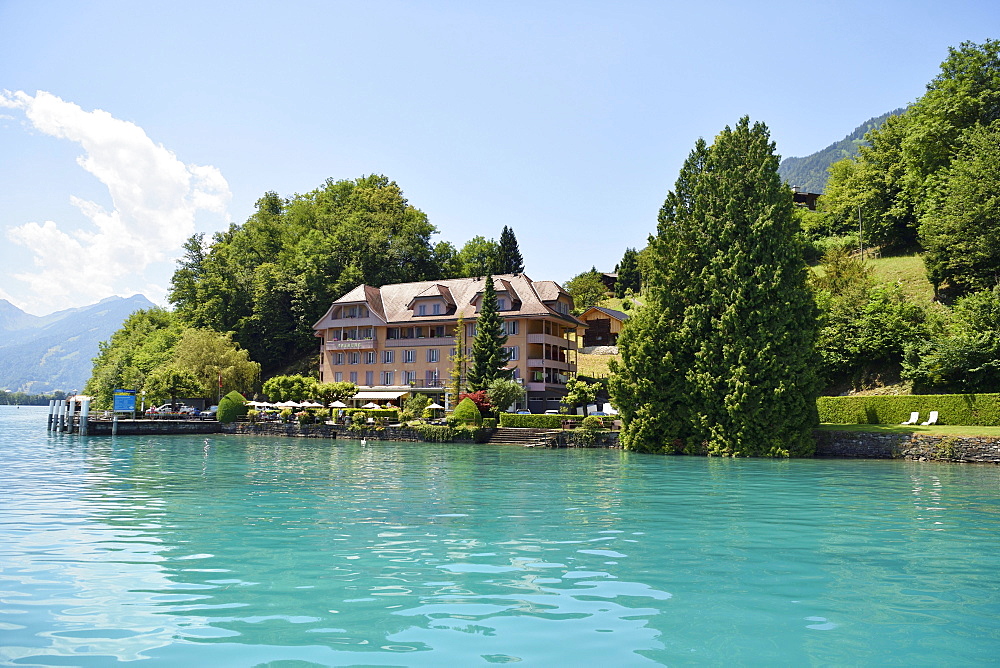 Hotel Seeburg, Ringgenberg, Lake Brienz, Canton of Bern, Switzerland, Europe