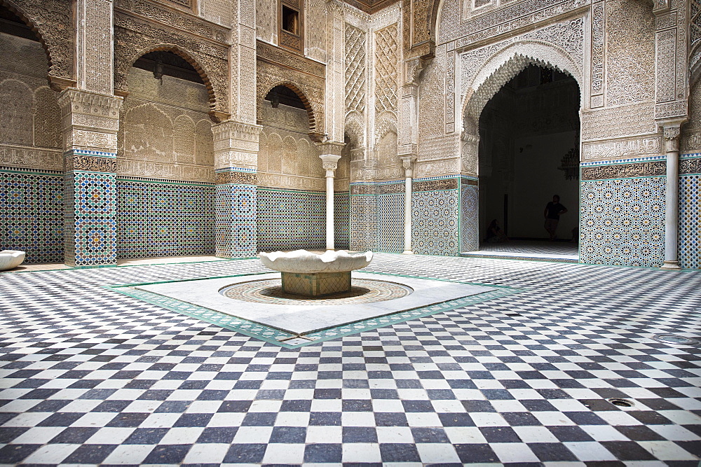 Al-Attarine Madrasa, former Koran school, Fes, Morocco, Africa