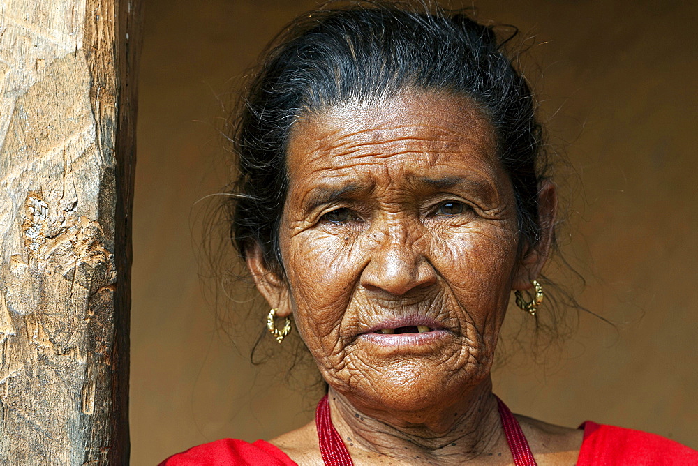 Nepalese woman, Portrait, Bandipur, Nepal, Asia