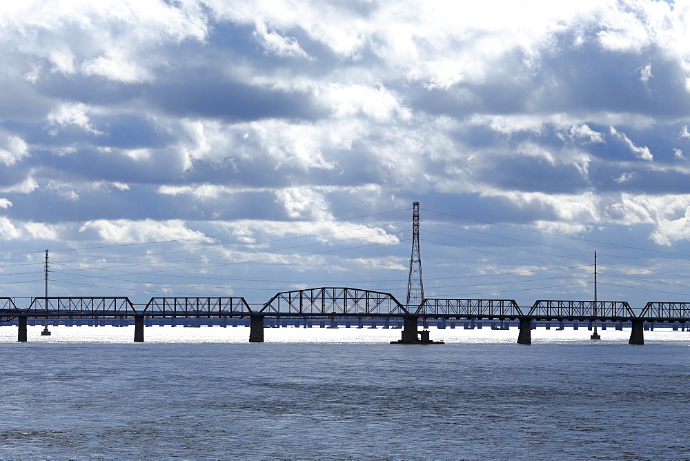 Victoria Bridge, Montreal, Quebec, Canada, North America