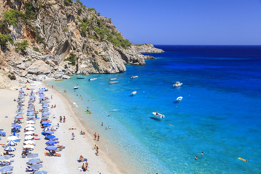 Beach of Kyra Panagia, Karpathos, Dodecanese, South Aegean, Greece, Europe