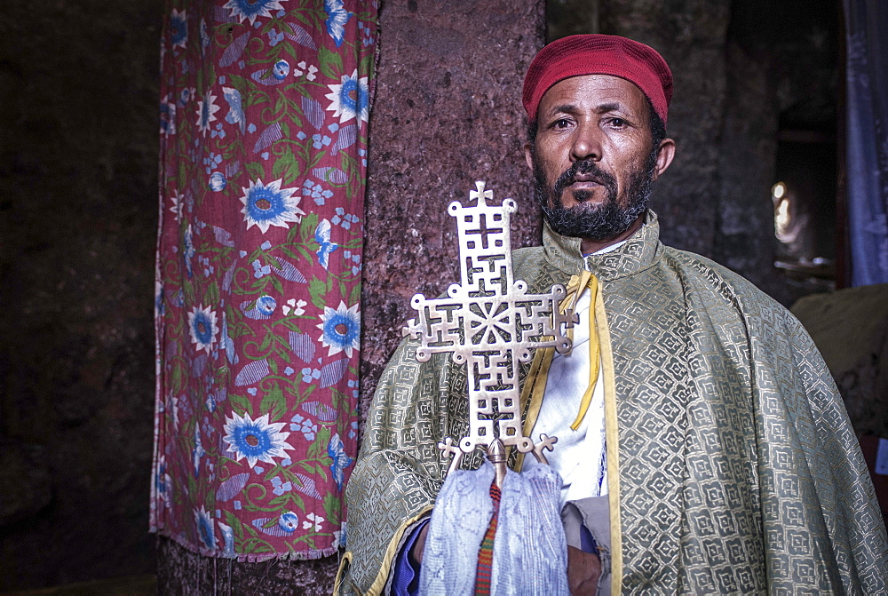 Priest, Coptic Church, Lalibela, Ethiopia, Africa